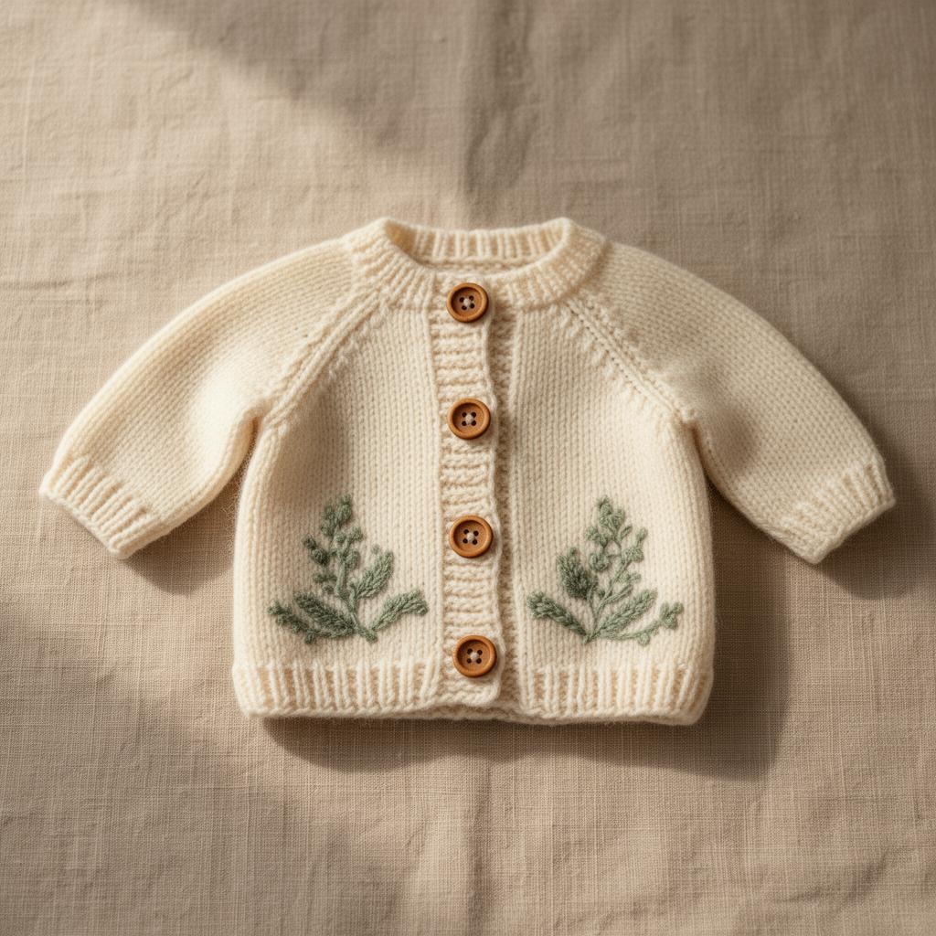 Fougère Hand-Knit Cardigan